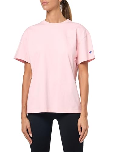 Image of Champion Women's Classic Short Sleeve Graphic T-Shirt, Loose Fit, Script Logo