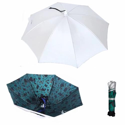 Generic USYLD-15-16 Umbrella Hat For Adult, 36.2 Inch Diameter Fishing Umbrella Hat Folding Adjustable Sun Rain Cap cover