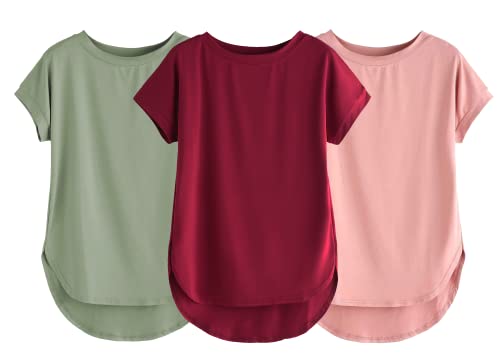 Image of Fabricorn Stylish Plain Up and Down Cotton Tshirt for Women
