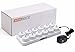 WoneNice Rechargeable Tea Lights Flickering Flameless Candles with Charging Base and AC Adapter, Romantic for Lantern Party Restaurants Weddings Christmas and Holiday Decoration