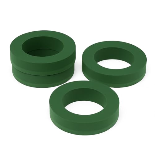 Homesecret 8 Inch Foam Wreath Ring Pack of 4 with Foam Back | Durable Circle Wreath Rings for Crafting Floral Designs and Craft Making | Sturdy Backing for Long-Lasting Support.