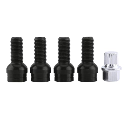 Juego tuercas pernos rueda con llave codificada para coche Golf MK4 y Passat B5 código 8D0601139F
