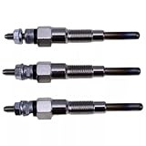 307-8672 3078672 CA3078672 3Pcs Glow Plug Replacement for Caterpillar for CAT Engine 3011C C0.5 C0.7