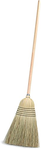Carlisle Foodservice Products 4135067 Commercial Corn Broom With Solid Wood Handle, 12" Wide (Case Of 12) #TOP5