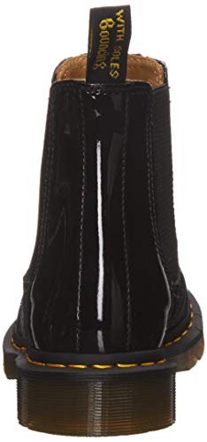 Dr. Martens Women's 2976 Chelsea Boot, Black Patent Lamper, 7 #TOP2