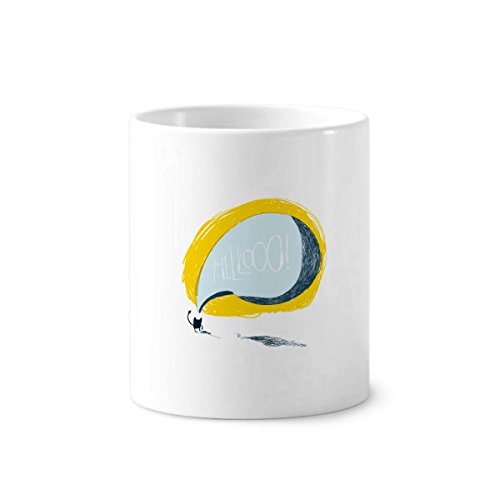 Mug chat alien céramique porte-stylo original tasse nuit blanche 350ml