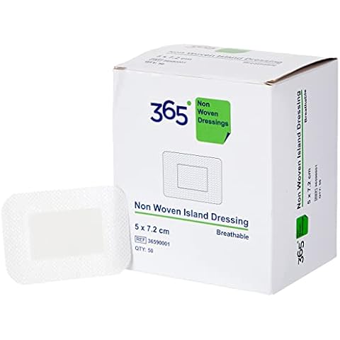 365 Non Woven Island Dressing 5 x 7.2 cm Cover
