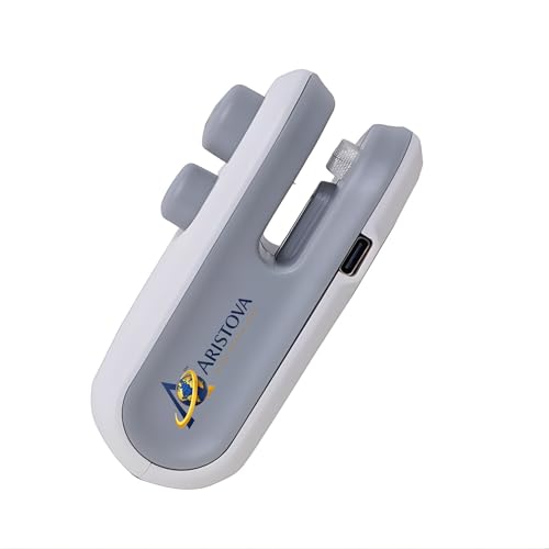 Image of ARISTOVA Portable Mini Sealing Machine | 2-in-1 USB Rechargeable Magnetic Bag Sealer with Cutter | Handheld Packet Sealer | Type C Charging Vacuum Sealer for Food, Snacks & Chips | White