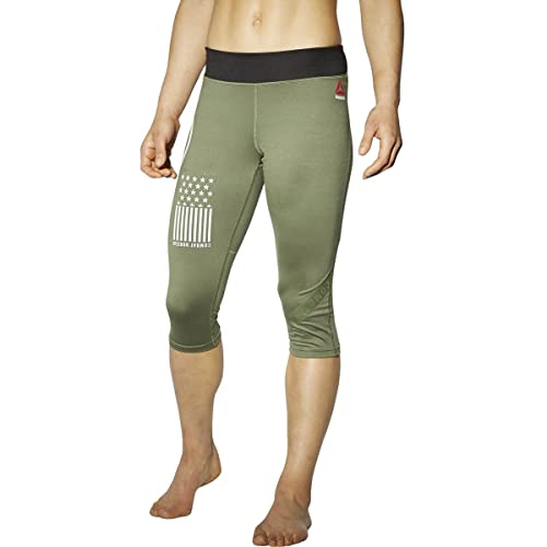 Capri Reebok Womens Train Like A Fighter vert taille XL pour le fitness