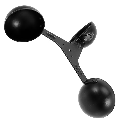 BESPORTBLE Anemometro a Tazza in Metallo a 3 Tazze Sensore Anemometro Per Misurazione Velocità Vento Professionale Per Monitoraggio Agricolo e Flusso D'aria