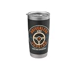 Driverless And Judging Robotaxi Humor Stainless Steel Insulated Tumbler