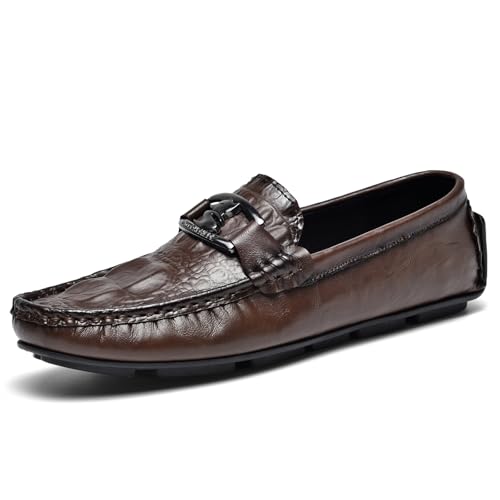 Men's Loafers, Casual Skates, Soft Penny Loafers, Comfortable Flats, Dress Shoes, Square Toe Non-Slip