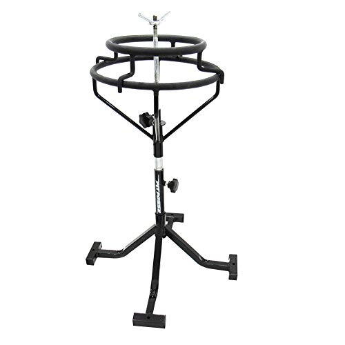 Pit Posse PP2753 Motorcycle Tire Changing Stand - Portable – Lightweight – Wide