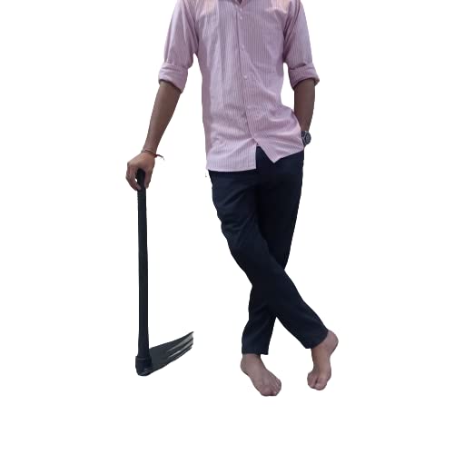 GT Unbrakable PVC Handle Agriculture Hoe,weeder remover,grass cuuter