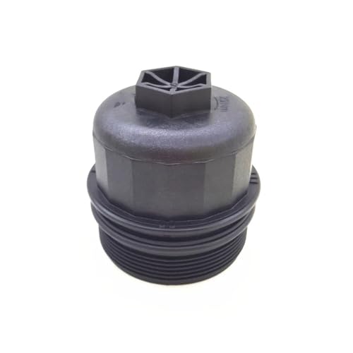 HANZOU Alloggiamento del Filtro olio Coperchio Tappo di Copertura Guarnizione Misura for Fiat, 500 312 500L 351 352 Misura for Punto III 199 1.3 D 55213470 coperchio del filtro del motore dell'auto