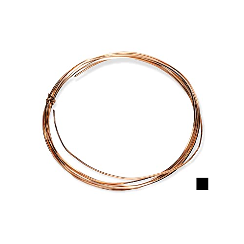 22 Gauge, 14/20 Rose Gold Filled Wire (Square) Half Hard 14K Pink Gold Filled Wire Made in USA - 5FT by CRAFT WIRE