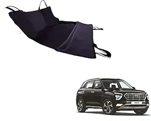 CuboDePlato Car Pet Rear Seat Cover Dog Hammock Make Black Red for Creta New 2020