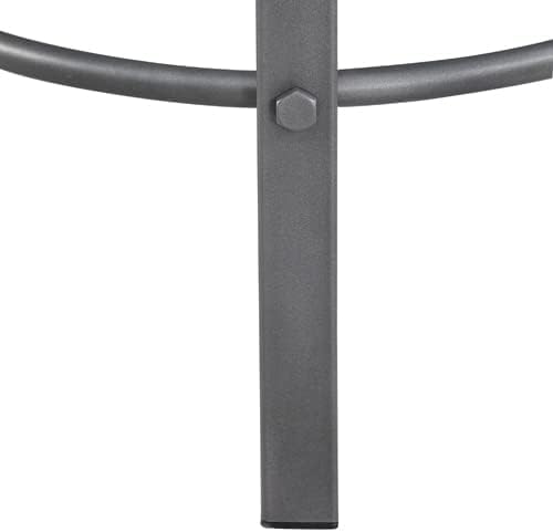 Miniatura 9 de OUllUO Taburetes de bar, taburetes de bar de altura de mostrador, taburetes giratorios de madera maciza de 24 pulgadas para encimera de cocina,