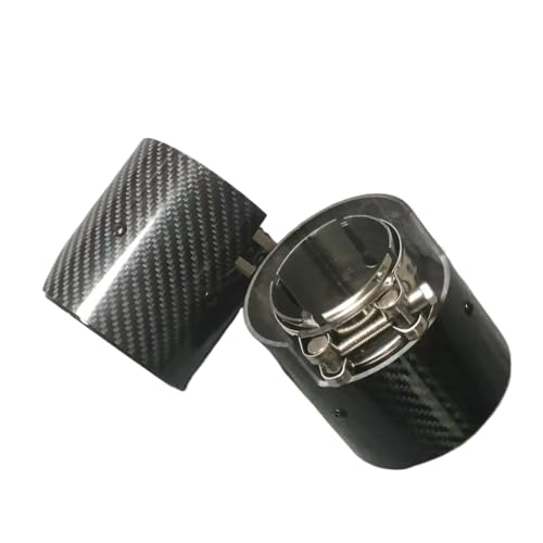 Embout d'échappement en fibre de carbone noir 90mm finition luxe pour BMW F87 F80 G80