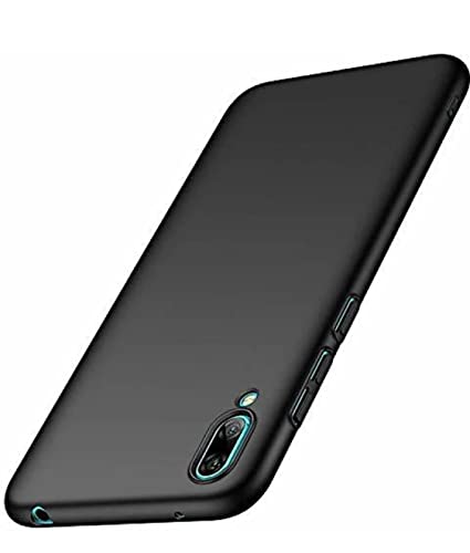 Image of Mobile Back Cover Case for Huawei Y7 (2019), Dub-Lx1 (Silicone Case|CameraProtection|Black SC1510)