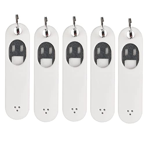 Joselin 5 Uds. Aguja de ExtraccióN de Tarjeta SIM y Bandeja AntipéRdida, Anillos Divididos, Caja de Almacenamiento de Tarjeta SIM para TeléFono, Herramienta de ExpulsióN, Agujas Blancas