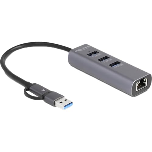 Hub USB Type-C ou Type-A Delock résout le manque de ports sur ultrabook