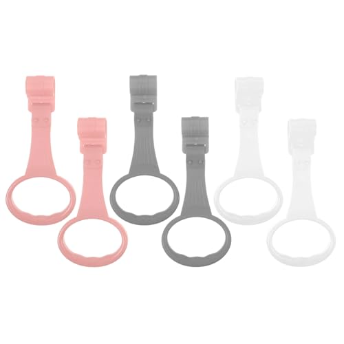 ERINGOGO Infant Pull up Rings Set 6pcs Crib Hanging Toys Motor Skill Enhancer for Toddlers