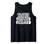 Jugando el contrabajo que es mi juego - Contrabajo doble Camiseta sin Mangas