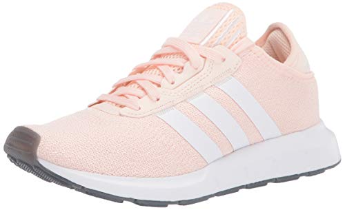 adidas Originals Women's Swift Essential Sneaker, Pink Tint/White/Silver, 5.5