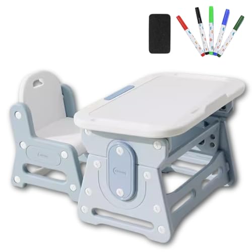 Ensemble table et chaise pour enfant MICCOO résistant aux taches