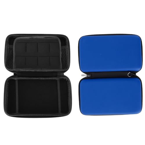 Image of Hard Shell Carrying Case for 3DS XL, Super N Edition, 2DS XL, New 3DS XL, New 3DS LL, 3DS XL, 3DS LL, with Large Capacity Storage (Blue)
