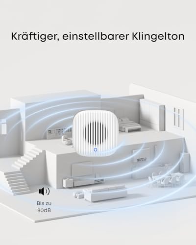 eufy Chime 2 Zusatzklingel, 10 vorinstallierte Melodien, Dual-Band-WLAN (2 – Ansicht 6