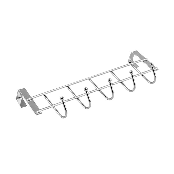 VE-Multifunctional Stainless Steel Door Hook Hanger-Over the Door Hook Rack | Stainless Steel, No Drilling Required, Coat & Towel Hanger, Space-Saving Design, Rust-Resistant-image-39