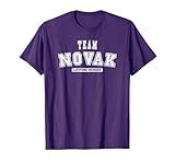 Team NOVAK Lifetime Member Family Last Name T-Shirt