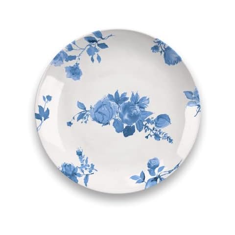 TarHong Cottage Blue Floral Salad Plates Set Cover