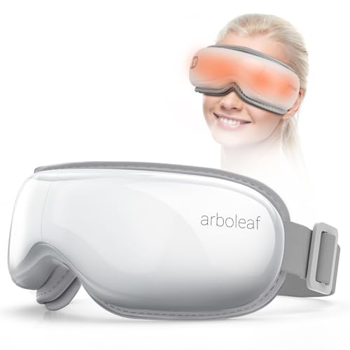 arboleaf Eye Massager with Heat, Heated Eye Massager for Migraines