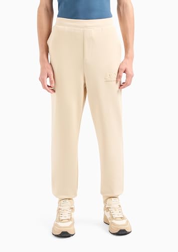 Armani Exchange Men's A|x Embossed Logo Fleece Trouser Pants