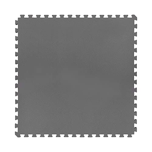 Incstores 1 Inch Thick Mma Foam Flooring Tiles | Extra Thick Interlocking Foam Tiles For Mixed Martial Arts Floor Protection In Your Home Gym, Training Facility, And More | Black/Grey, 4 Tiles #TOP7