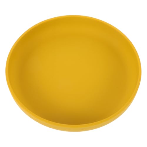 Cabilock Suction Scoop Plate for Seniors Silicone Dining Dish with Non Skid Base Unbreakable Self Feeding Bowl for Elderly Care and Lightweight Tableware