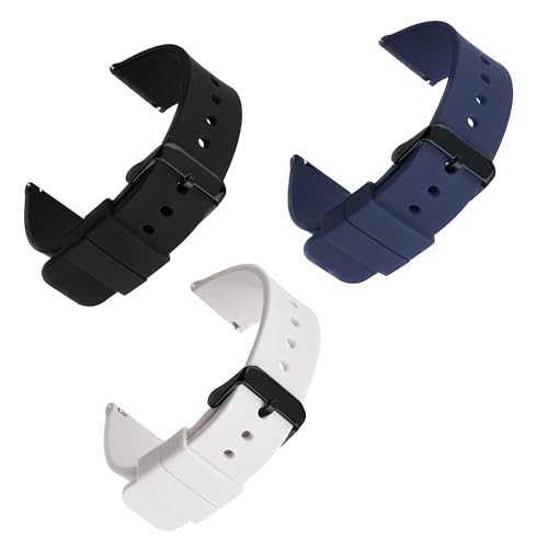 Image of Soft Silicone Strap Replacement Band for Apple || Realme || Boat || Noise || Fireboltt || Amazfit || Samsung || Oneplus Smart Watch Straps