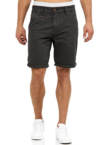 Indicode Herren Cuba Chino Shorts mit 5 Taschen aus 100% Baumwolle | Bermuda Sommershorts für Männer – Bild 3