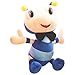 Uymkjv El muñeco de Peluche Azul Hormiga Feliz Mide 30 cm, un Lindo muñeco Creativo Suave con Ojos Grandes