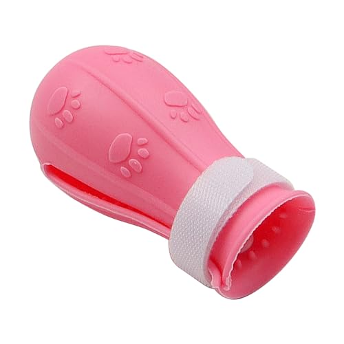 Tiardey Katzen-Atmungsaktiver Blasenhelm mit Silikon-Pfotenabdeckungen, rosa Katzen-verstellbare Kapuze aus Kunststoff, Baden, Rasieren, Nagelschneiden.