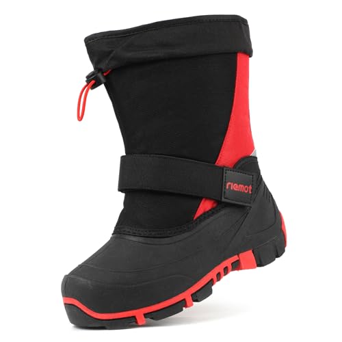 riemot Kinder Winterstiefel Jungen Mädchen Schneestiefel Warm...