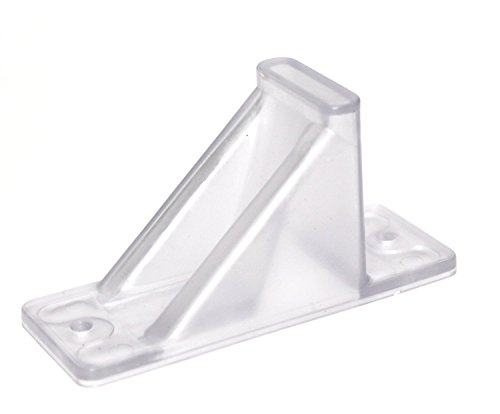 JSP Manufacturing Clear Plastic Mini Roof Snow and Ice Guard - Multi-Quantity Pack | Prevent Sliding Snow Stop Buildup (50)