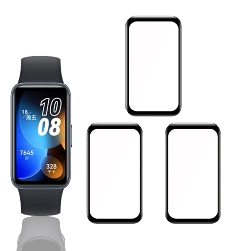 ywnunbg 3Zbgz Ή Huawei Band 8 / Band 7 tB KXtB 3 PET Yf@ ߗ Ή HUAWEI X}[gEHb` band 8 / Band 7 یtB 3DȖʃJo[ Ή H