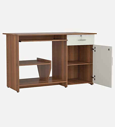 Image of COUCH CULTURE Zanko Engineered Wood Study Table | Multi-Purpose Study Table | Computer Table for Students | Office Table with Drawers | Desk for Work from Home | 1 Year Warranty - Leon Teak