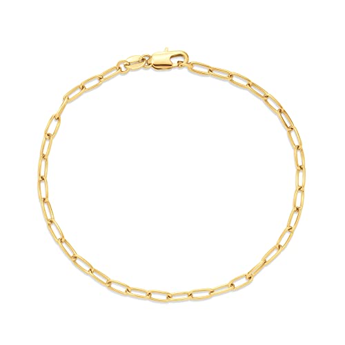 Amazon Essentials 14K Paperclip Chain Bracelet3