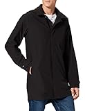 Polyester recyclé Scotch & Soda Waterproof Taped-Seam Trench Parka in Recycled Polyester Trenchcoat, Jet Black 4326, S Homme