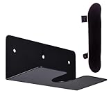 Mejora tu espacio: mejora tu espacio con este soporte de pared para monopatín meticulosamente diseñado y proporciona una pantalla segura y elegante para monopatines estándar, cruceros, añadas y longboards